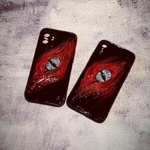 Black and Red Eye Phone Case