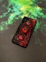 Dark Blood Red Eyeball Phone Case