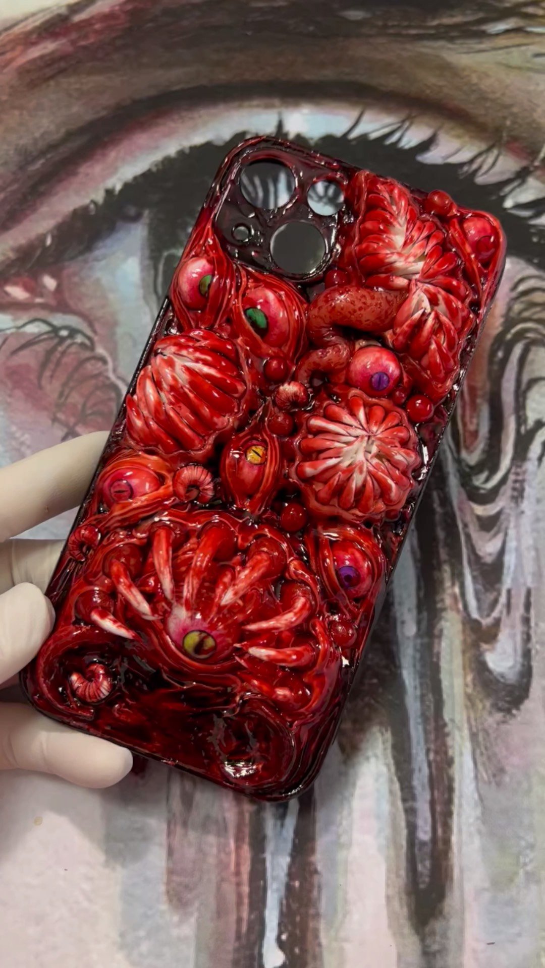 Cthulhu-Facehugger-Phone-Case