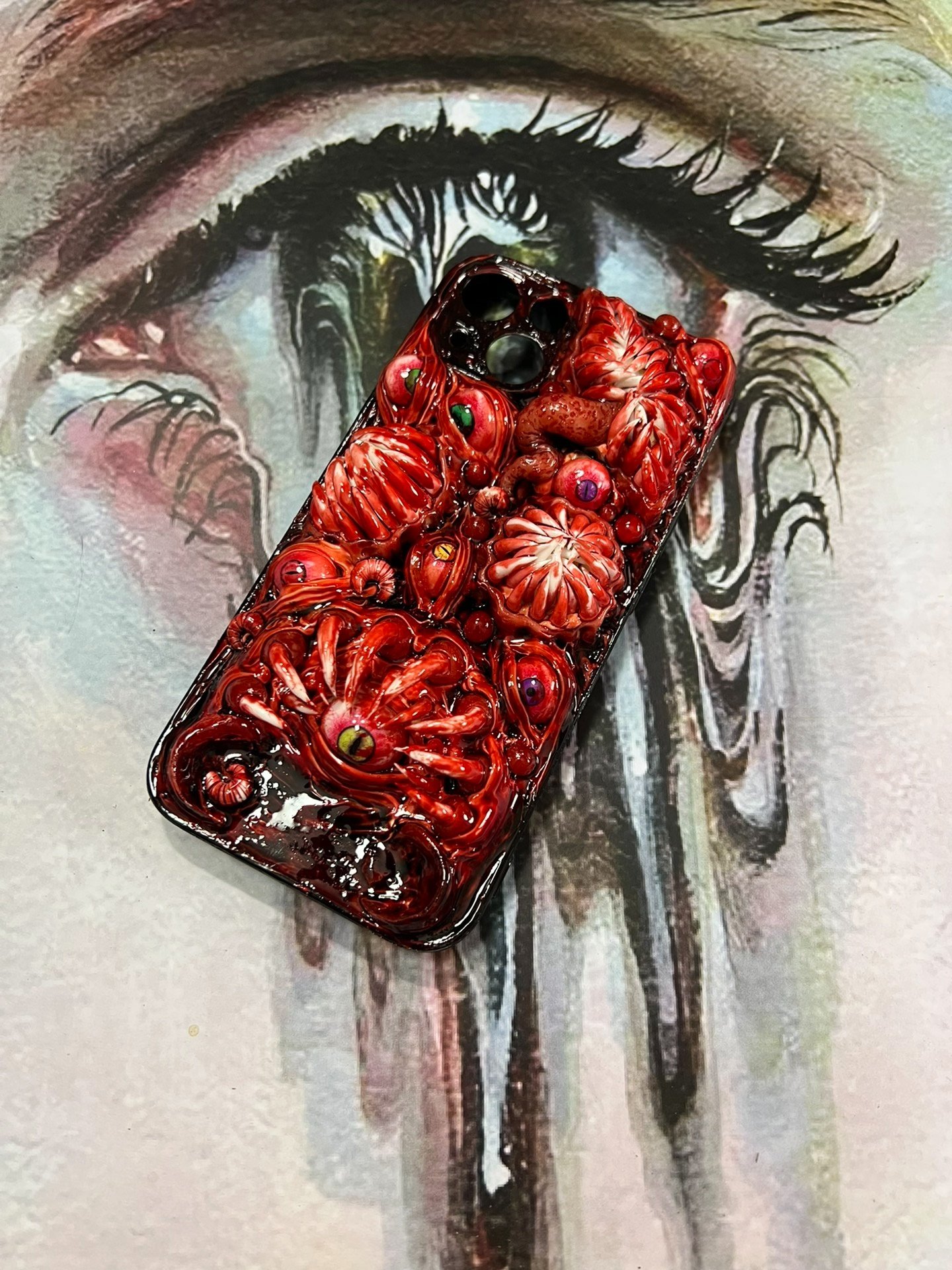 Cthulhu-Facehugger-Phone-Case
