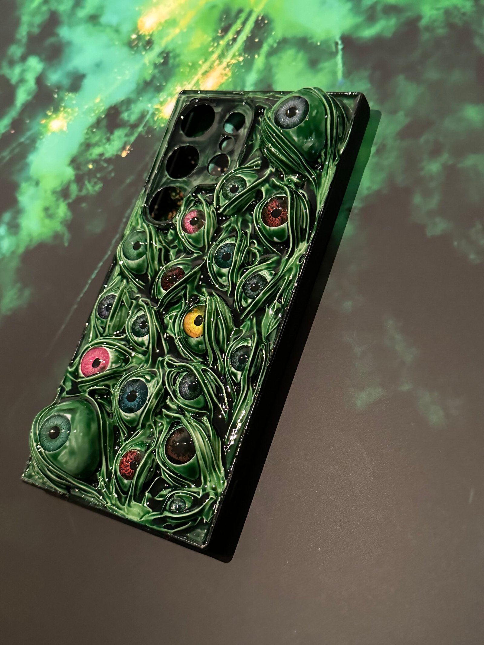 Dark Green Eyes Phone Case