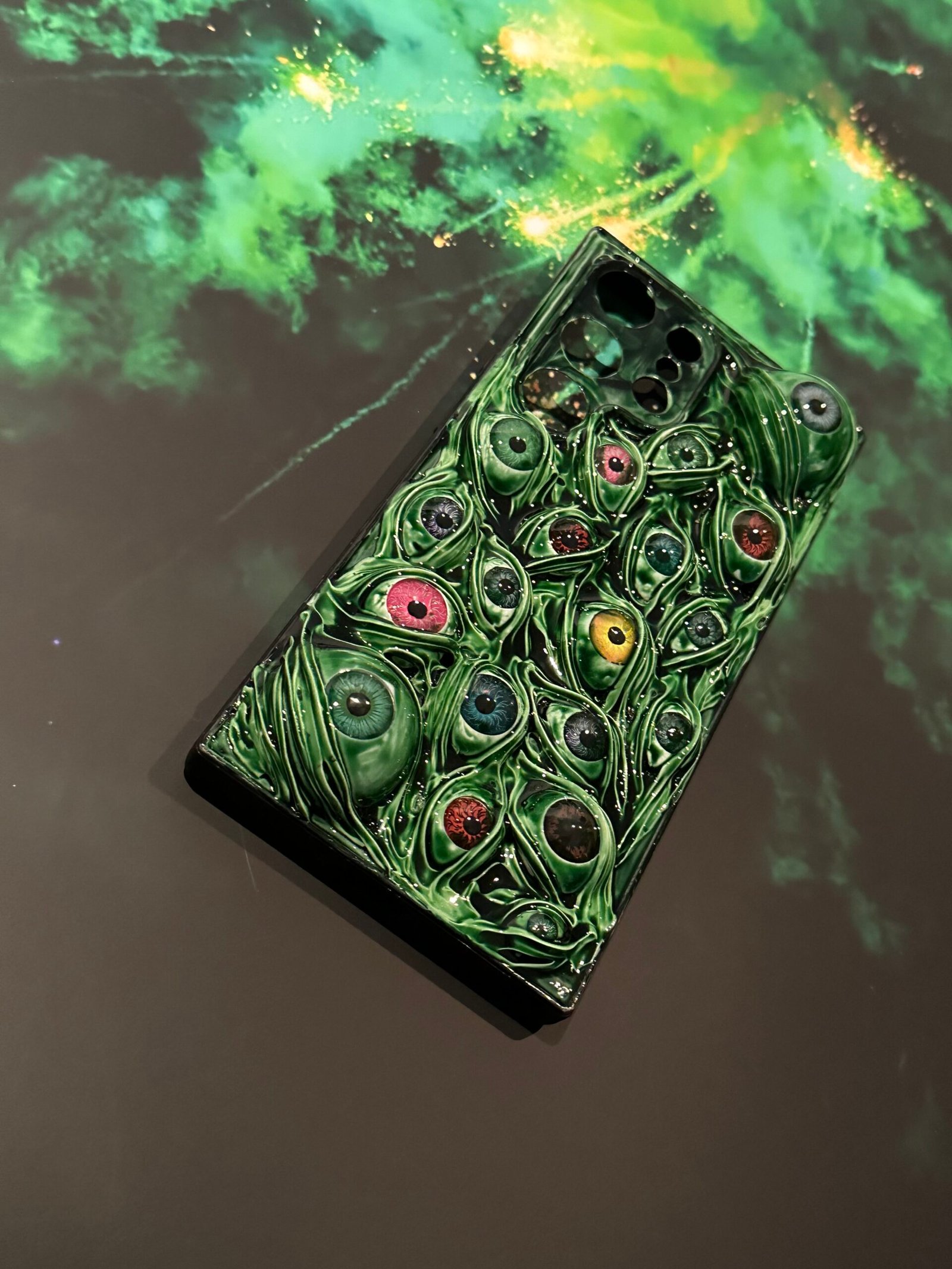 Dark Green Eyes Phone Case