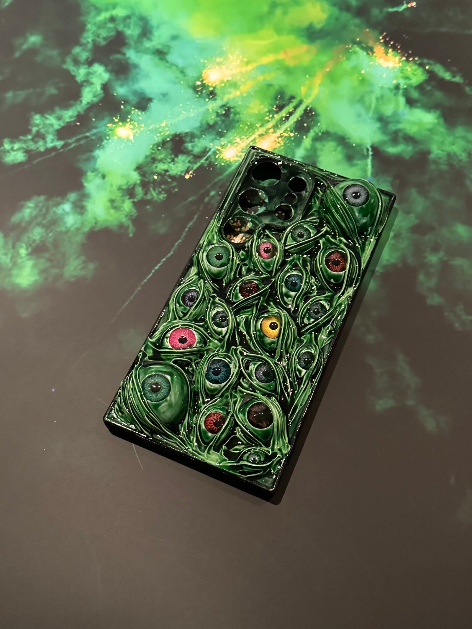 Dark Green Eyes Phone Case