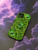 Multiple Green Eyes Phone Case