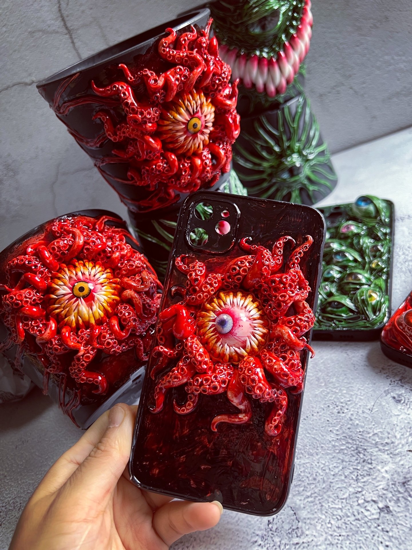 Blood Baby Cthulhu Phone Case