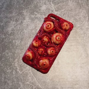 Blood Red Eyeball Tentacle Phone Case