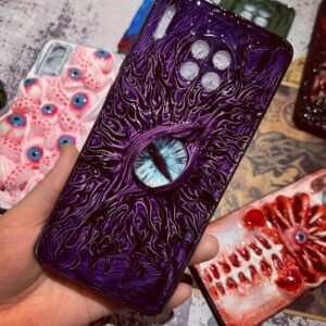 Purple Cthulhu Single Eye Phone Case