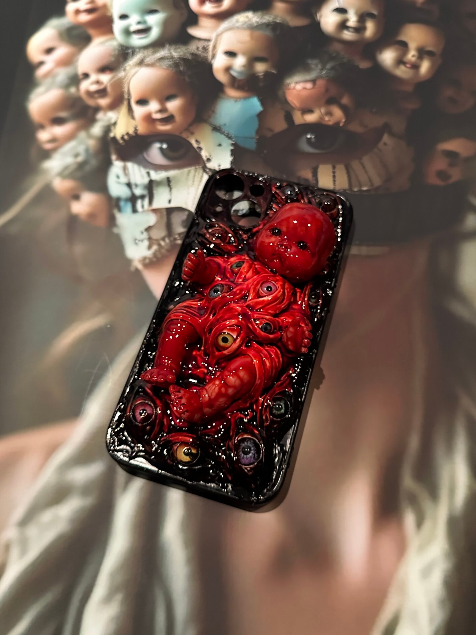 Red Eyes Baby Phone Case