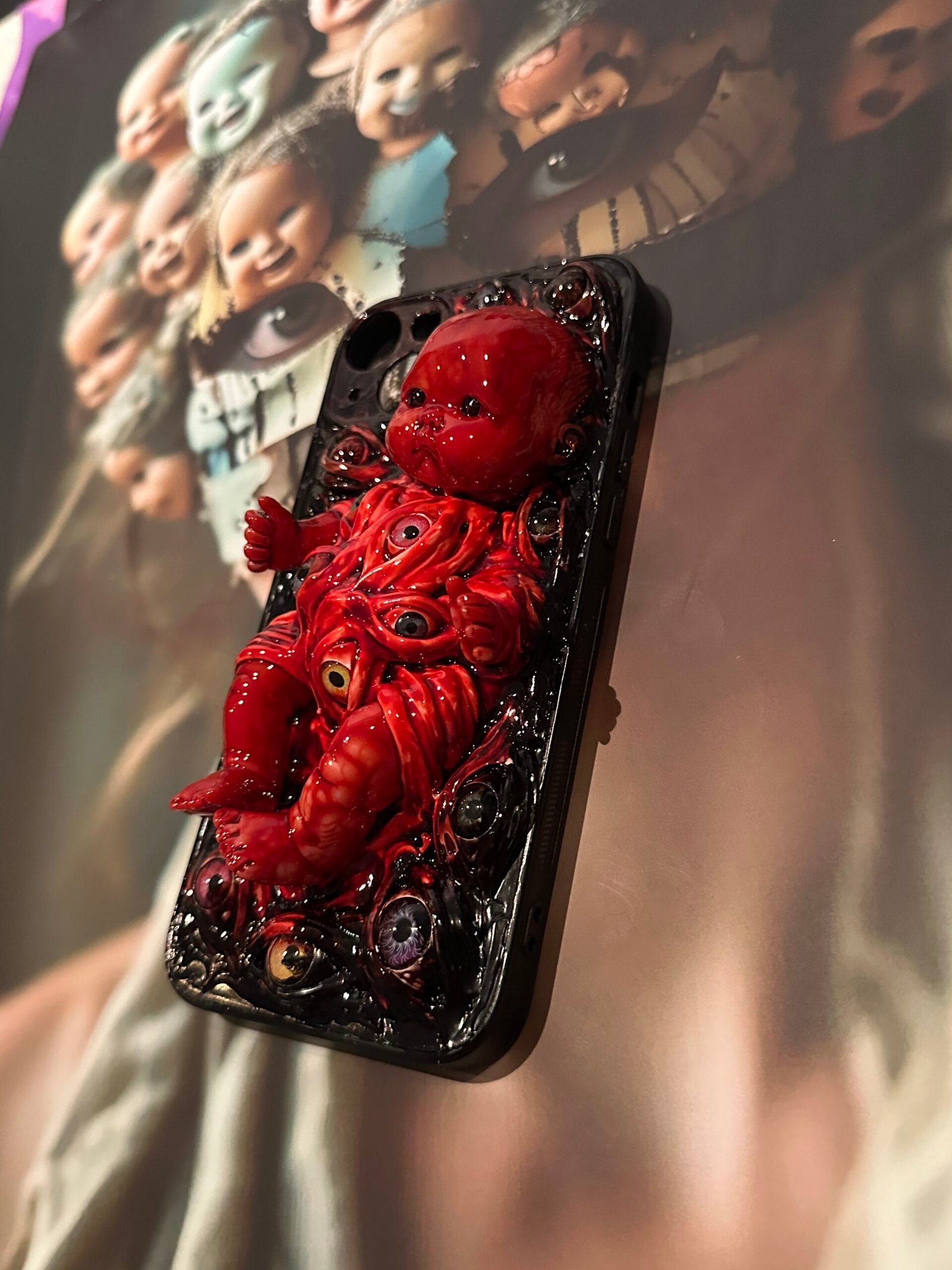 Red Eyes Baby Phone Case