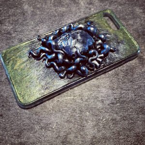 Sliver Blue Cthulhu Heart Phone Case