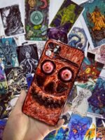 Dark Red Skull Phone Case