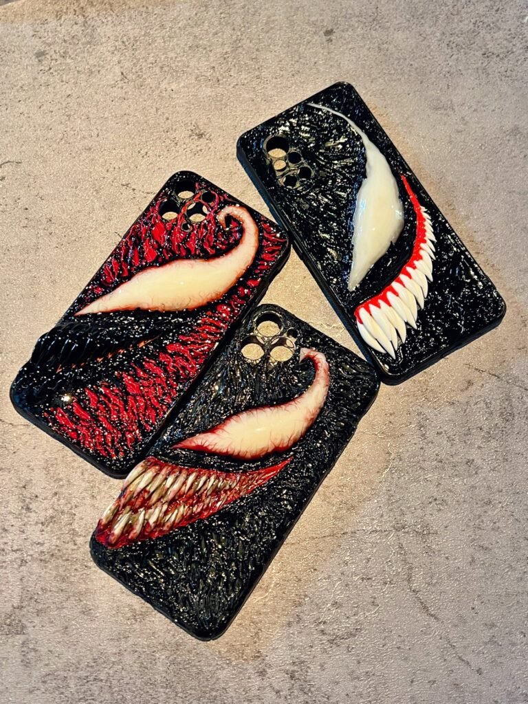 3D Halloween Phone Case venom phone case samsung​ venom phone case iphone